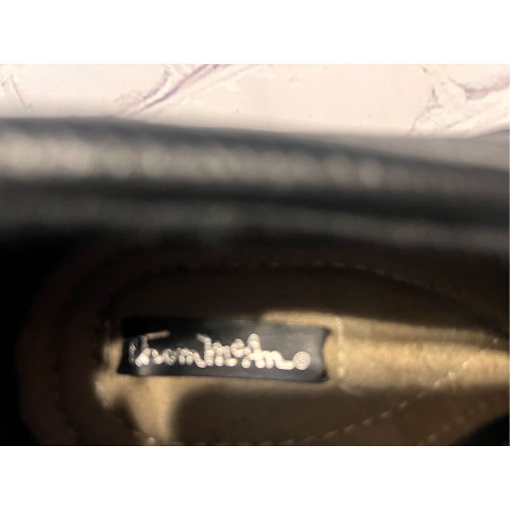 Thom McAn Women's Size 10 Wide Dalton Black Leather Slip On Shoes Everyday Comfy - Picture 3 of 10